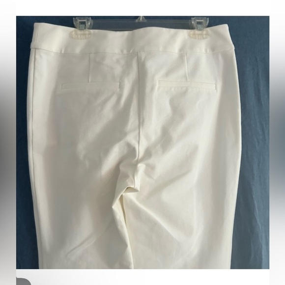 Derek Lam 10 Crosby Maeve Slit Hem Soft White Pants NWOT Size 18 Designer - Picture 6 of 11